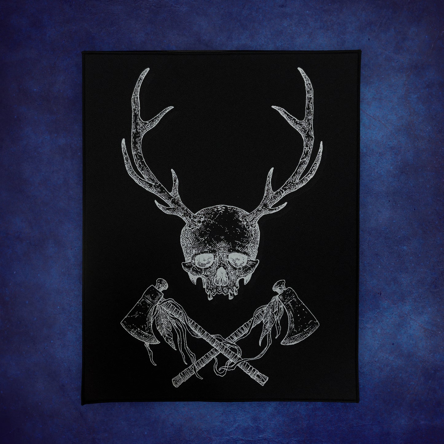 Tomahawk Skull Back Patch
