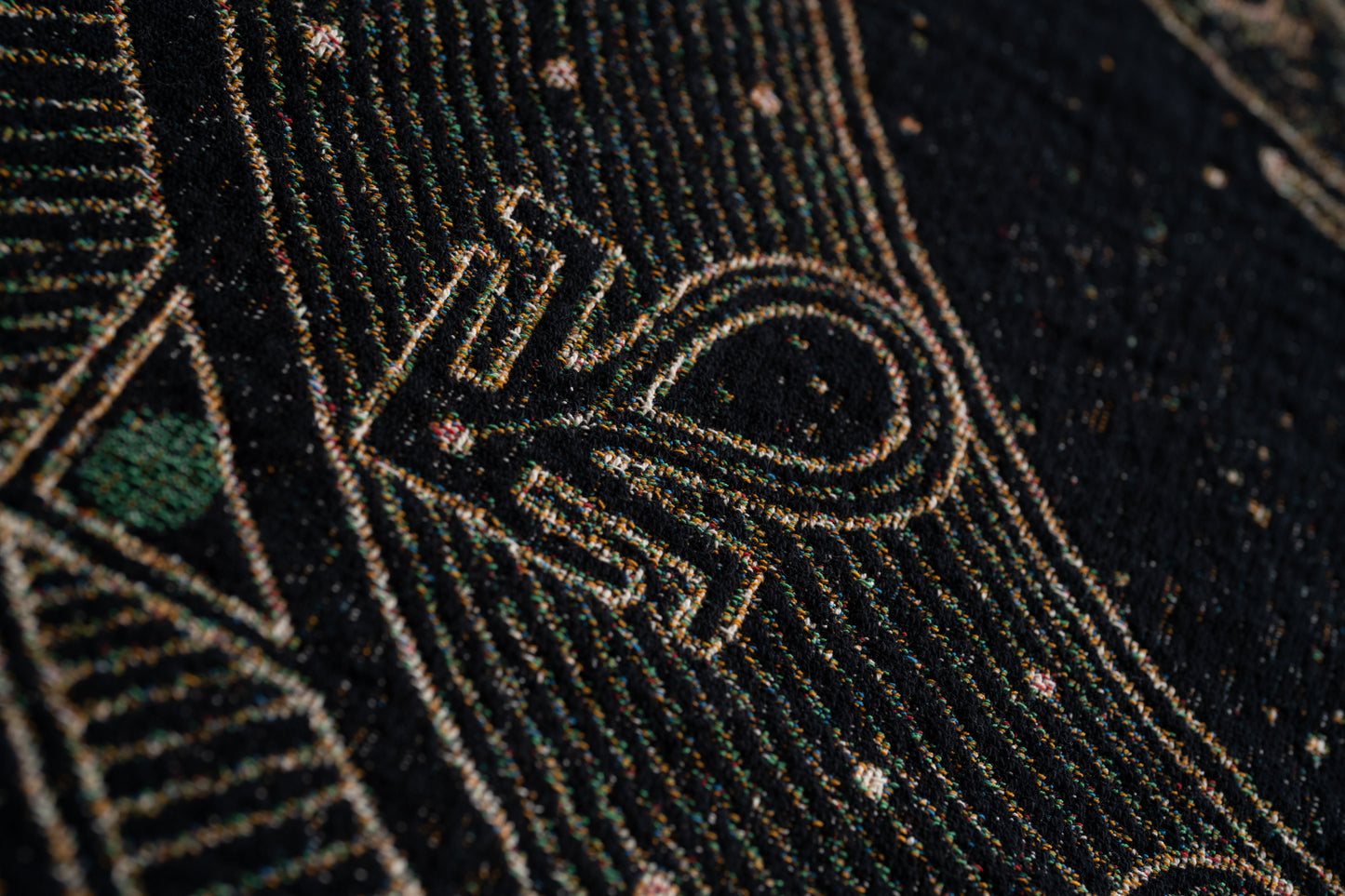 Blackbraid II: Woven Tapestry Blanket