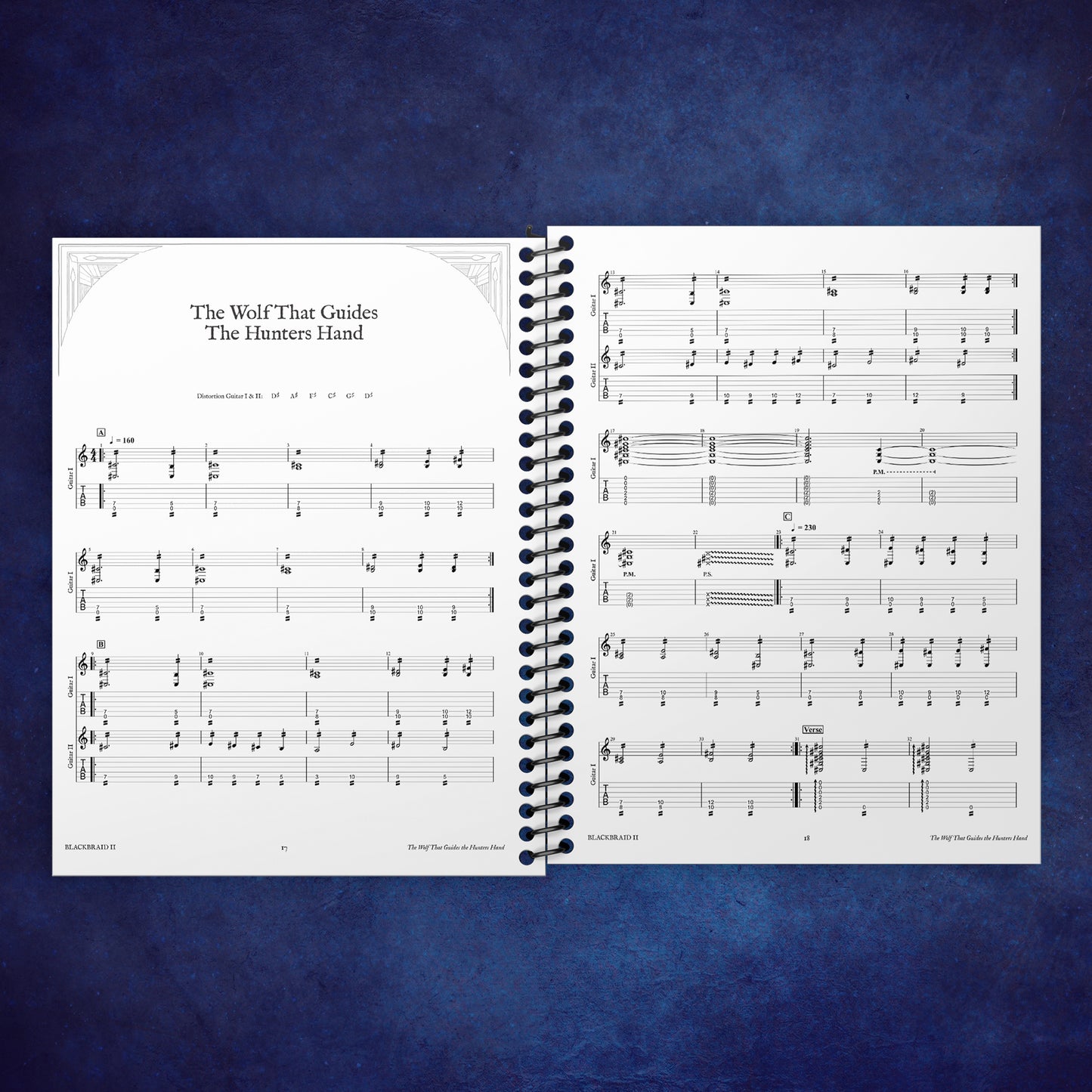 "Blackbraid II" Guitar Tab Book