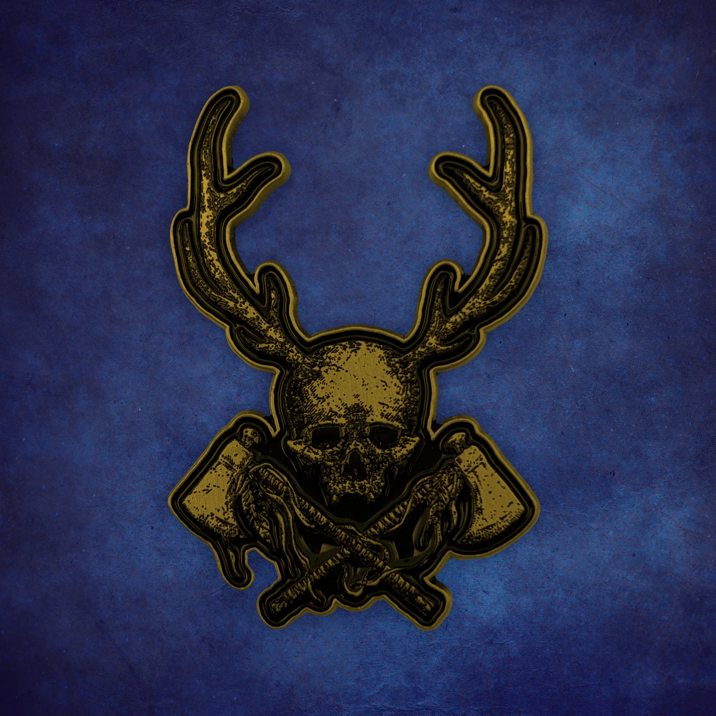 Enamel Pin: Tomahawk Skull