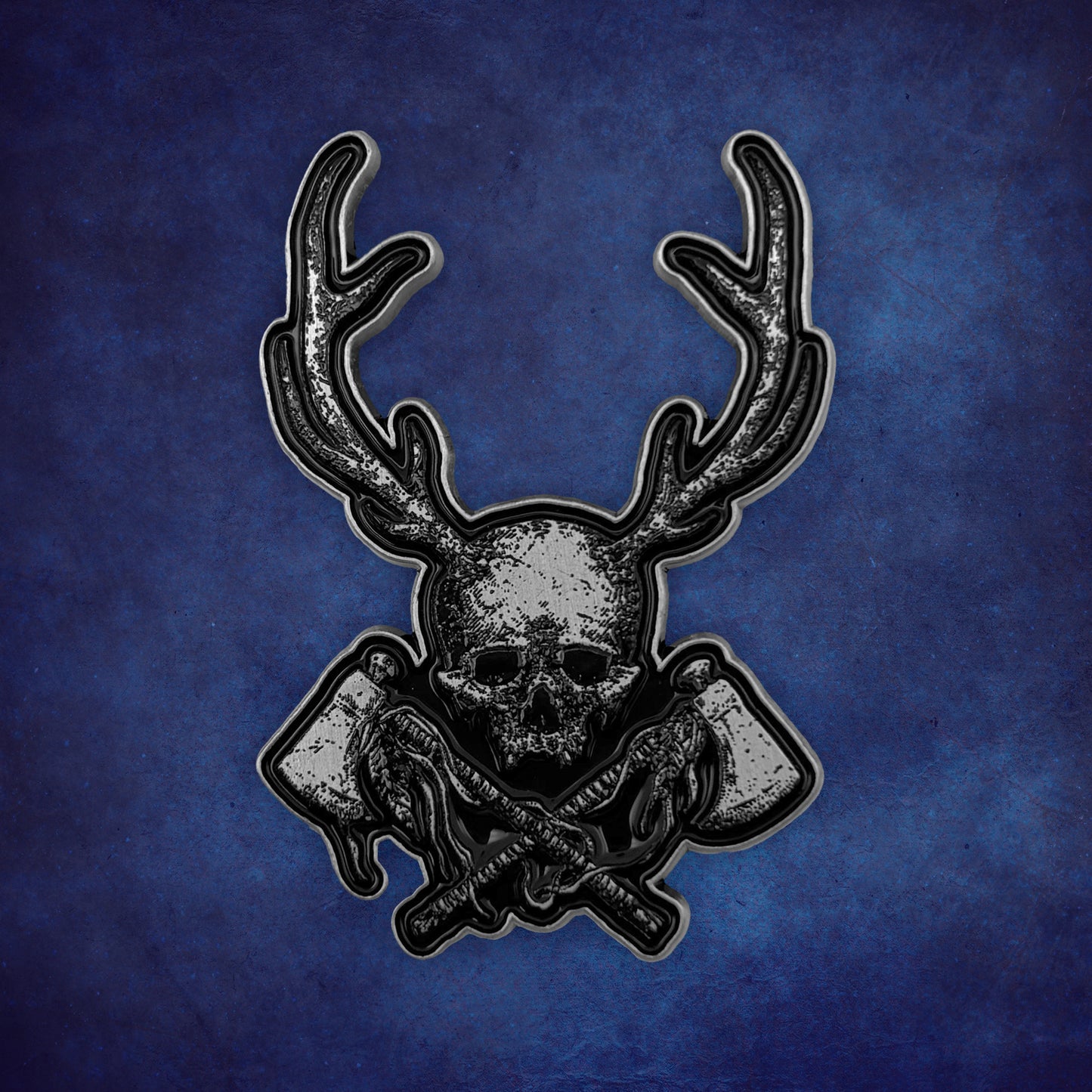 Enamel Pin: Tomahawk Skull