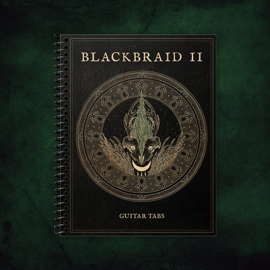 PRE-ORDER: "Blackbraid II" Guitar Tab Book